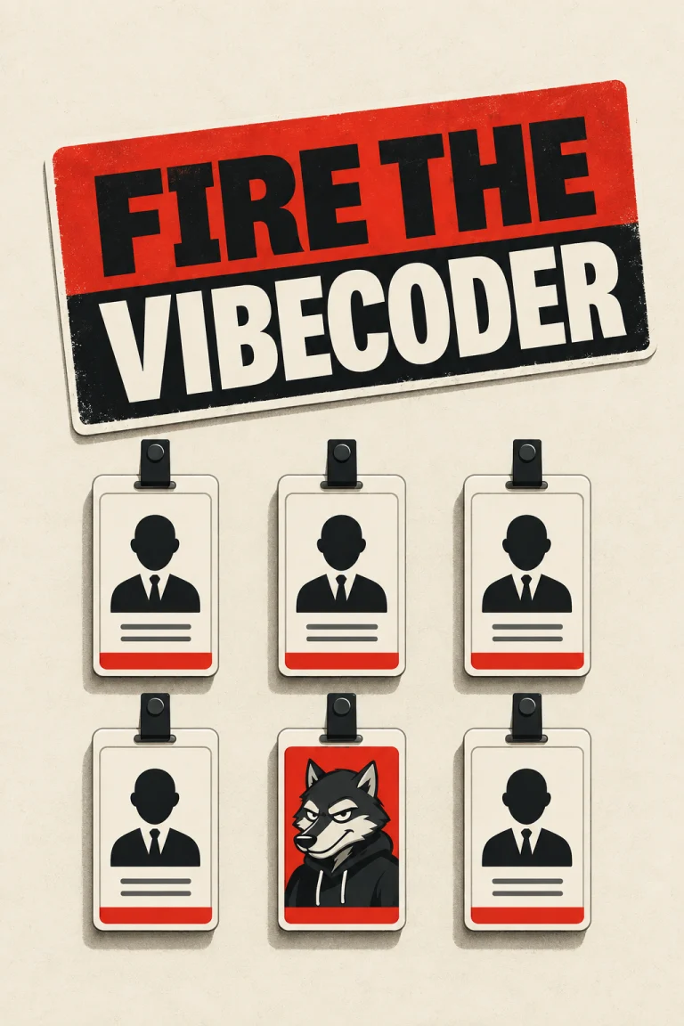 Fire the Vibecoder, an online party game for groups