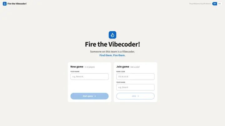 Fire the Vibecoder screenshot 1