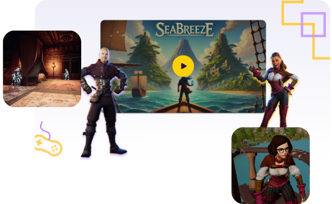 A Game Master engaging diverse teams in a virtual session