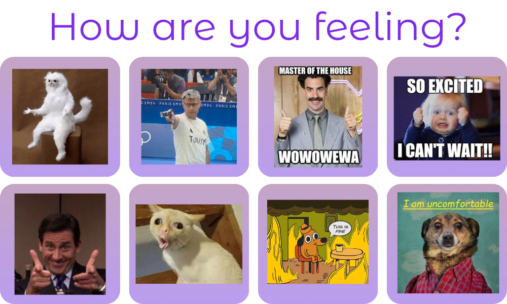 How are you feeling meme icebreaker
