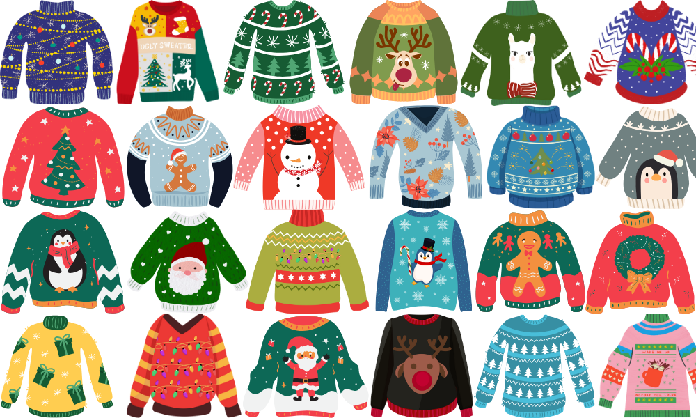 ugly christmas sweater game for virtual celebration