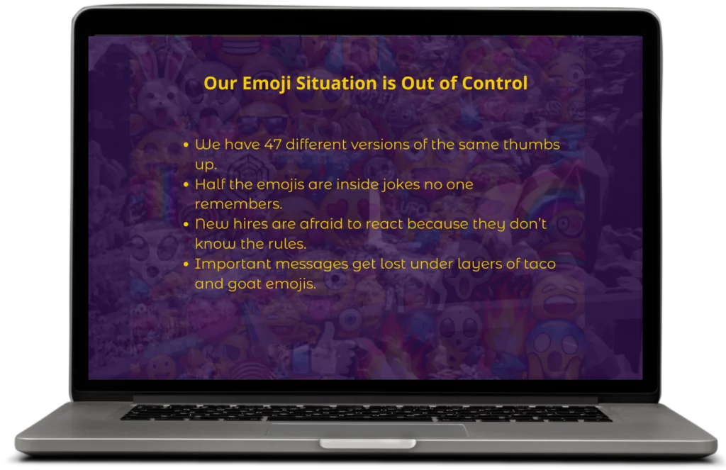 Power point party team building activity for virtual meetings