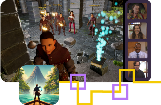 Hosting a game session on the Superglue platform